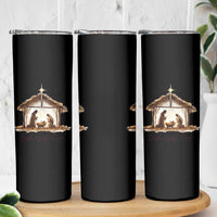 Nativity Scene Skinny Tumbler Christian Christmas Jesus Best Gift Ever - Wonder Print Shop
