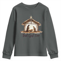 Nativity Scene Youth Sweatshirt Christian Christmas Jesus Best Gift Ever - Wonder Print Shop