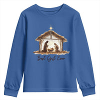 Nativity Scene Youth Sweatshirt Christian Christmas Jesus Best Gift Ever - Wonder Print Shop