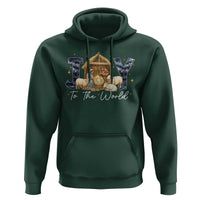 Nativity Scene Hoodie Christian Christmas Jesus Joy To The World - Wonder Print Shop