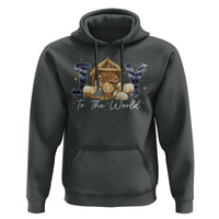 Nativity Scene Hoodie Christian Christmas Jesus Joy To The World - Wonder Print Shop