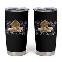 Nativity Scene Tumbler Cup Christian Christmas Jesus Joy To The World - Wonder Print Shop