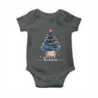 Nativity Scene Baby Onesie Jesus Reason Tis The Season Christian Christmas Tree - Wonder Print Shop