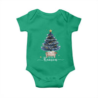 Nativity Scene Baby Onesie Jesus Reason Tis The Season Christian Christmas Tree - Wonder Print Shop