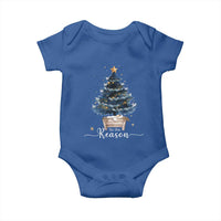 Nativity Scene Baby Onesie Jesus Reason Tis The Season Christian Christmas Tree - Wonder Print Shop