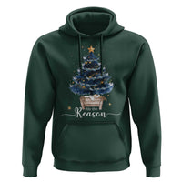 Nativity Scene Hoodie Jesus Reason Tis The Season Christian Christmas Tree - Wonder Print Shop