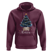 Nativity Scene Hoodie Jesus Reason Tis The Season Christian Christmas Tree - Wonder Print Shop