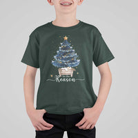 Nativity Scene T Shirt For Kid Jesus Reason Tis The Season Christian Christmas Tree - Wonder Print Shop
