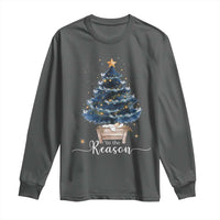 Nativity Scene Long Sleeve Shirt Jesus Reason Tis The Season Christian Christmas Tree - Wonder Print Shop