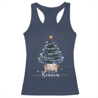 Nativity Scene Racerback Tank Top Jesus Reason Tis The Season Christian Christmas Tree - Wonder Print Shop