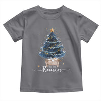 Nativity Scene Toddler T Shirt Jesus Reason Tis The Season Christian Christmas Tree - Wonder Print Shop