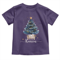 Nativity Scene Toddler T Shirt Jesus Reason Tis The Season Christian Christmas Tree - Wonder Print Shop