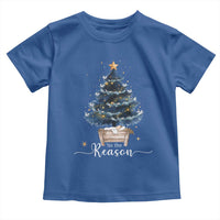 Nativity Scene Toddler T Shirt Jesus Reason Tis The Season Christian Christmas Tree - Wonder Print Shop