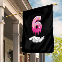 Funny 67 Six Seven Meme Couple Matching Garden Flag Number 6 Baseball Ice Cream Drip - Wonder Print Shop