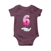 Funny 67 Six Seven Meme Couple Matching Baby Onesie Number 6 Baseball Ice Cream Drip - Wonder Print Shop