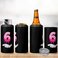 Funny 67 Six Seven Meme Couple Matching 4 in 1 Can Cooler Tumbler Number 6 Baseball Ice Cream Drip - Wonder Print Shop