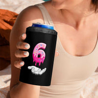 Funny 67 Six Seven Meme Couple Matching 4 in 1 Can Cooler Tumbler Number 6 Baseball Ice Cream Drip - Wonder Print Shop