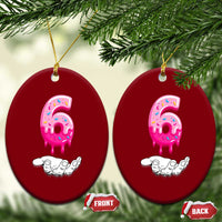 Funny 67 Six Seven Meme Couple Matching Ceramic Ornament Number 6 Baseball Ice Cream Drip - Wonder Print Shop