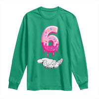 Funny 67 Six Seven Meme Couple Matching Long Sleeve Shirt Number 6 Baseball Ice Cream Drip - Wonder Print Shop