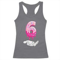 Funny 67 Six Seven Meme Couple Matching Racerback Tank Top Number 6 Baseball Ice Cream Drip - Wonder Print Shop