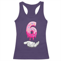 Funny 67 Six Seven Meme Couple Matching Racerback Tank Top Number 6 Baseball Ice Cream Drip - Wonder Print Shop