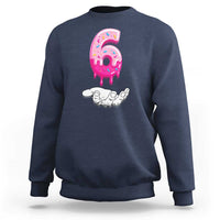 Funny 67 Six Seven Meme Couple Matching Sweatshirt Number 6 Baseball Ice Cream Drip - Wonder Print Shop