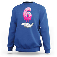 Funny 67 Six Seven Meme Couple Matching Sweatshirt Number 6 Baseball Ice Cream Drip - Wonder Print Shop