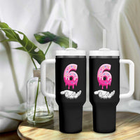 Funny 67 Six Seven Meme Couple Matching Tumbler With Handle Number 6 Baseball Ice Cream Drip - Wonder Print Shop