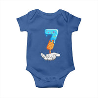 Funny 67 Six Seven Meme Couple Matching Baby Onesie Number 7 Baseball Ice Cream Drip - Wonder Print Shop
