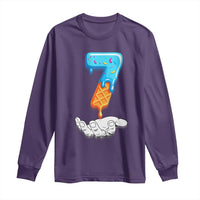 Funny 67 Six Seven Meme Couple Matching Long Sleeve Shirt Number 7 Baseball Ice Cream Drip - Wonder Print Shop