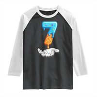 Funny 67 Six Seven Meme Couple Matching Raglan Shirt Number 7 Baseball Ice Cream Drip - Wonder Print Shop