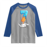 Funny 67 Six Seven Meme Couple Matching Raglan Shirt Number 7 Baseball Ice Cream Drip - Wonder Print Shop
