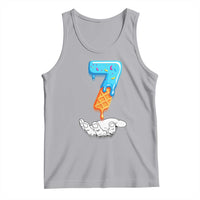 Funny 67 Six Seven Meme Couple Matching Tank Top Number 7 Baseball Ice Cream Drip - Wonder Print Shop