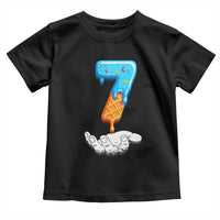 Funny 67 Six Seven Meme Couple Matching Toddler T Shirt Number 7 Baseball Ice Cream Drip - Wonder Print Shop