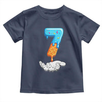 Funny 67 Six Seven Meme Couple Matching Toddler T Shirt Number 7 Baseball Ice Cream Drip - Wonder Print Shop