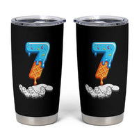 Funny 67 Six Seven Meme Couple Matching Tumbler Cup Number 7 Baseball Ice Cream Drip - Wonder Print Shop