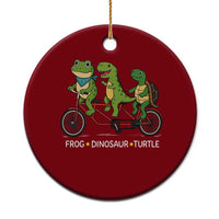 Subtle FDT Ceramic Ornament Frog Dinosaur Turtle Political Satire - Wonder Print Shop