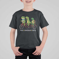 Subtle FDT T Shirt For Kid Frog Dinosaur Turtle Political Satire - Wonder Print Shop