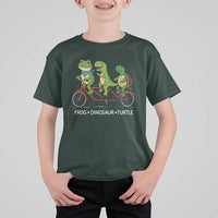 Subtle FDT T Shirt For Kid Frog Dinosaur Turtle Political Satire - Wonder Print Shop
