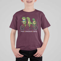 Subtle FDT T Shirt For Kid Frog Dinosaur Turtle Political Satire - Wonder Print Shop