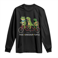 Subtle FDT Long Sleeve Shirt Frog Dinosaur Turtle Political Satire - Wonder Print Shop