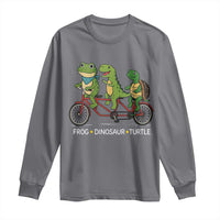 Subtle FDT Long Sleeve Shirt Frog Dinosaur Turtle Political Satire - Wonder Print Shop