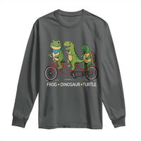 Subtle FDT Long Sleeve Shirt Frog Dinosaur Turtle Political Satire - Wonder Print Shop