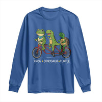 Subtle FDT Long Sleeve Shirt Frog Dinosaur Turtle Political Satire - Wonder Print Shop