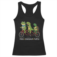 Subtle FDT Racerback Tank Top Frog Dinosaur Turtle Political Satire - Wonder Print Shop
