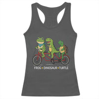 Subtle FDT Racerback Tank Top Frog Dinosaur Turtle Political Satire - Wonder Print Shop