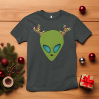 Alien Christmas T Shirt Funny Humans Aren't Real Cute UFO Gift - Wonder Print Shop