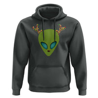 Alien Christmas Hoodie Funny Humans Aren't Real Cute UFO Gift
