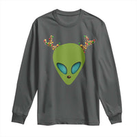 Alien Christmas Long Sleeve Shirt Funny Humans Aren't Real Cute UFO Gift