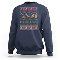 Raccoon Christmas Sweatshirt Funny Ugly Christmas - Wonder Print Shop